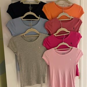Polo Girls T Shirts Bundle of of 7 sz 8-10